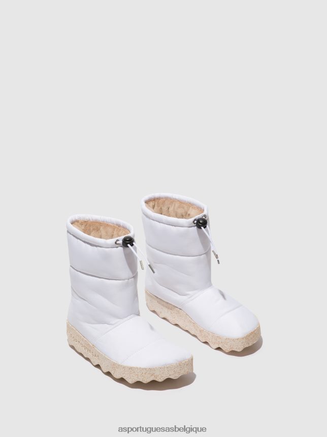 bottes Asportuguesas bottes en duvet cale blanc femmes BXRT6Z24