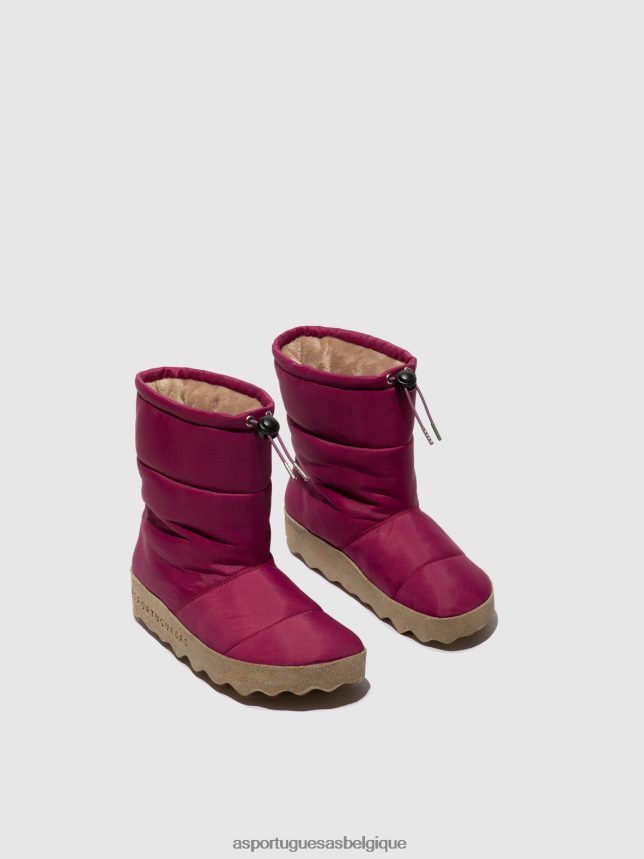 bottes Asportuguesas bottes en duvet cale morado femmes BXRT6Z25