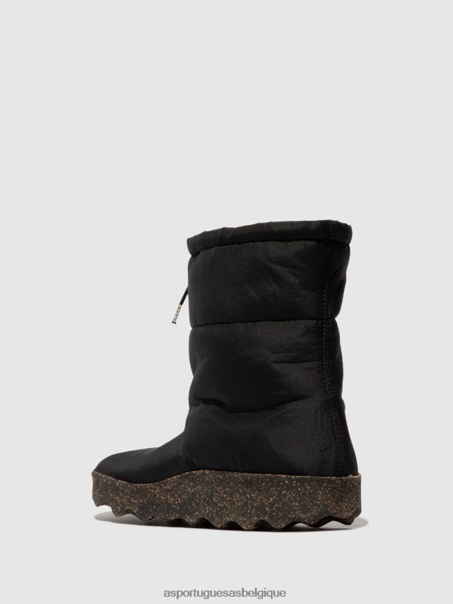 bottes Asportuguesas bottes en duvet cale nègre femmes BXRT6Z22
