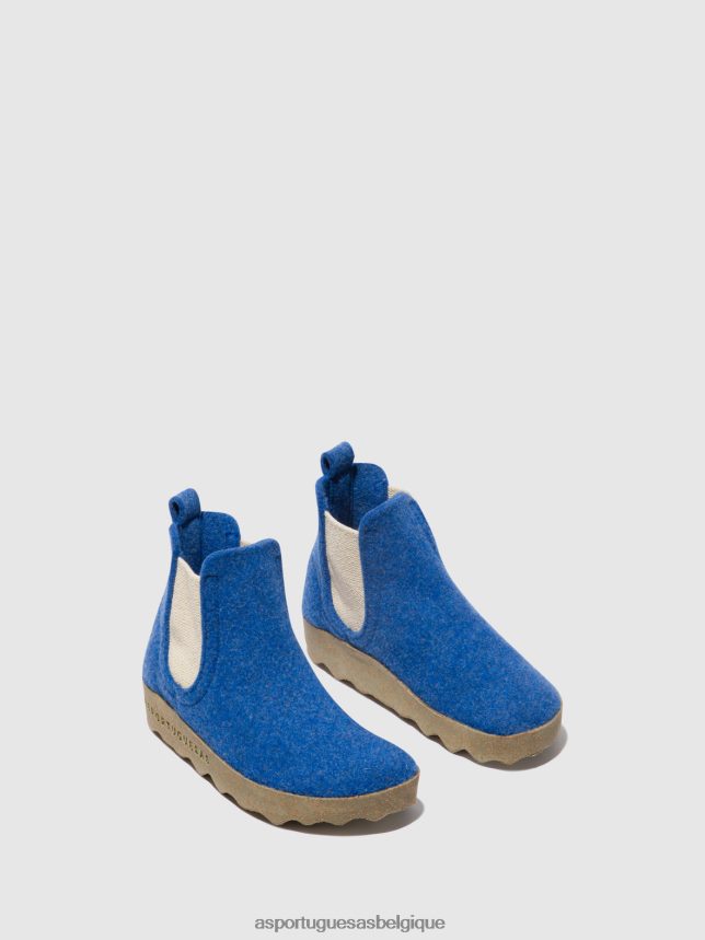 bottes Asportuguesas bottines chelsea caia Bleu indigo femmes BXRT6Z158