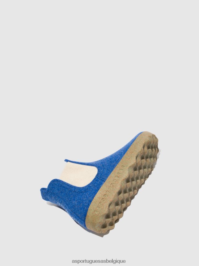 bottes Asportuguesas bottines chelsea caia Bleu indigo femmes BXRT6Z158