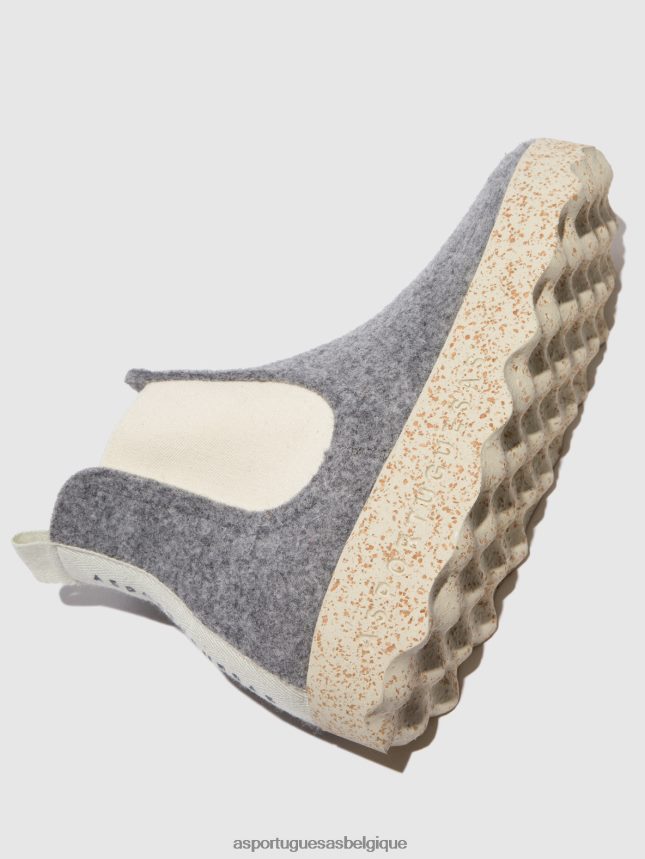 bottes Asportuguesas bottines chelsea caia béton femmes BXRT6Z155