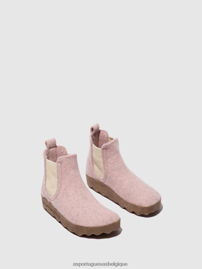 bottes Asportuguesas bottines chelsea caia rose femmes BXRT6Z168