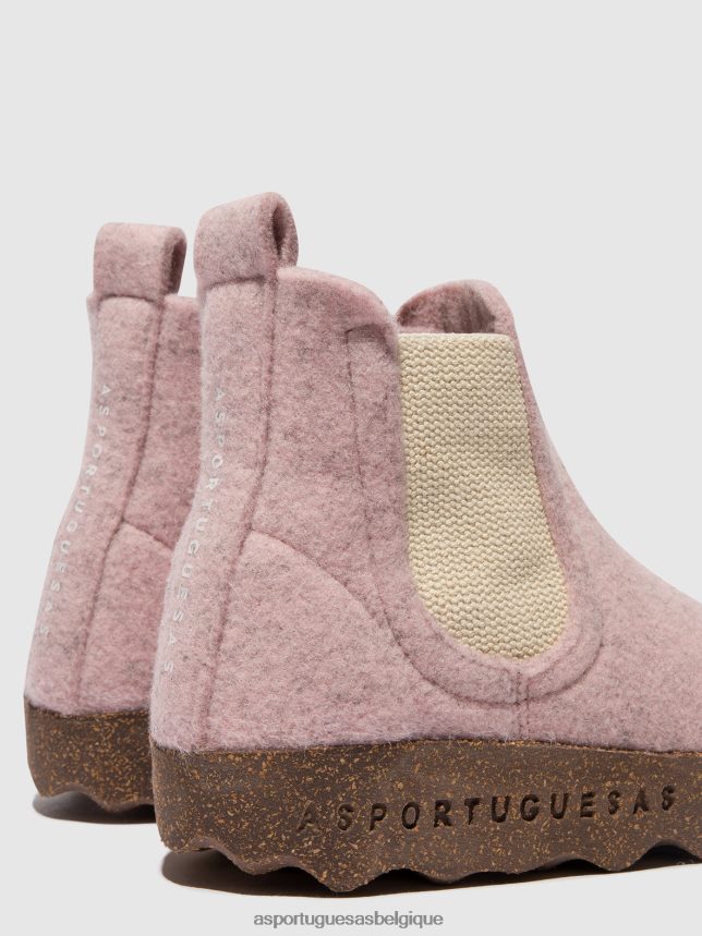 bottes Asportuguesas bottines chelsea caia rose femmes BXRT6Z168