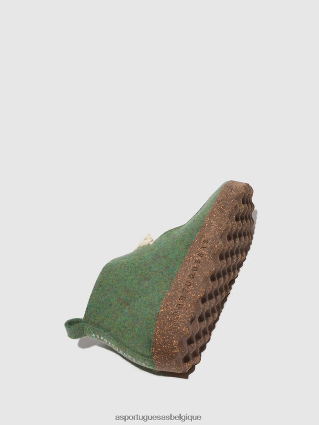 bottes Asportuguesas bottines à lacets cody vert femmes BXRT6Z160