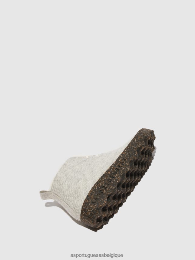 bottes Asportuguesas gâteau de bottines à lacets blanc femmes BXRT6Z166