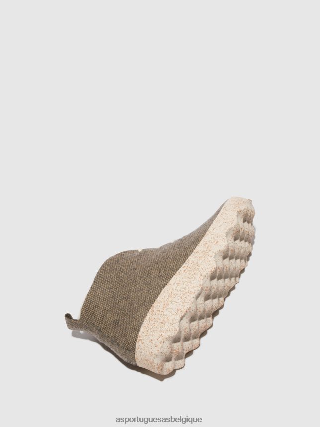 bottes Asportuguesas gâteau de bottines à lacets brun femmes BXRT6Z161