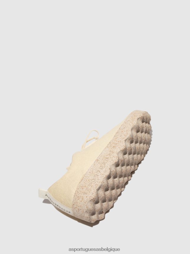 chaussures Asportuguesas camp de chaussures à enfiler pinatex crème femmes BXRT6Z90