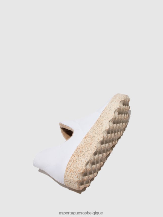 chaussures Asportuguesas chaussures bout rond crus blanc femmes BXRT6Z115