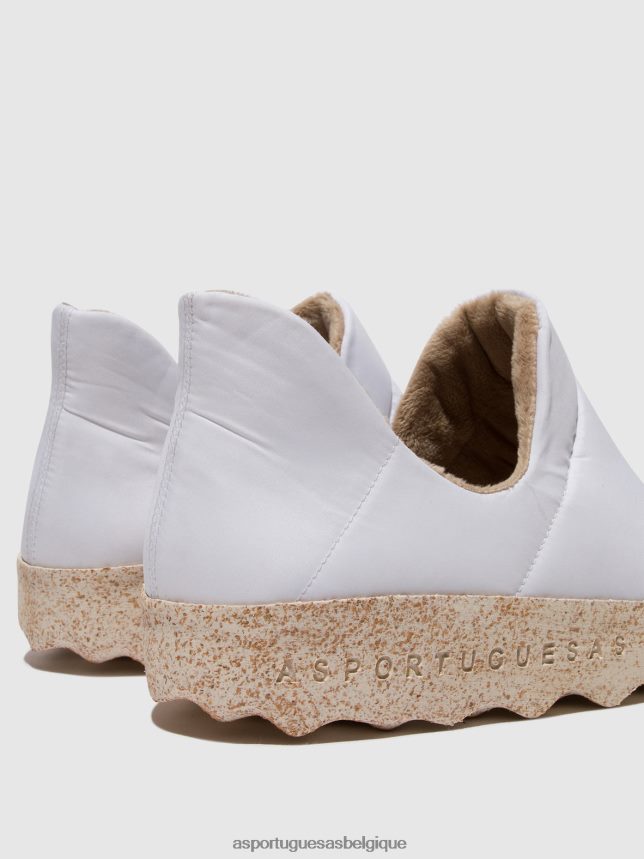 chaussures Asportuguesas chaussures bout rond crus blanc femmes BXRT6Z115