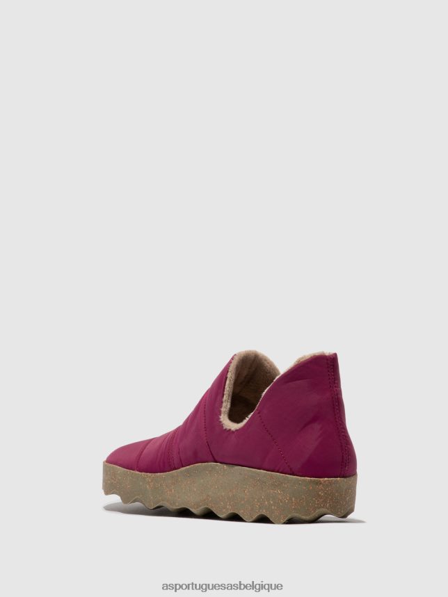 chaussures Asportuguesas chaussures bout rond crus morado femmes BXRT6Z109