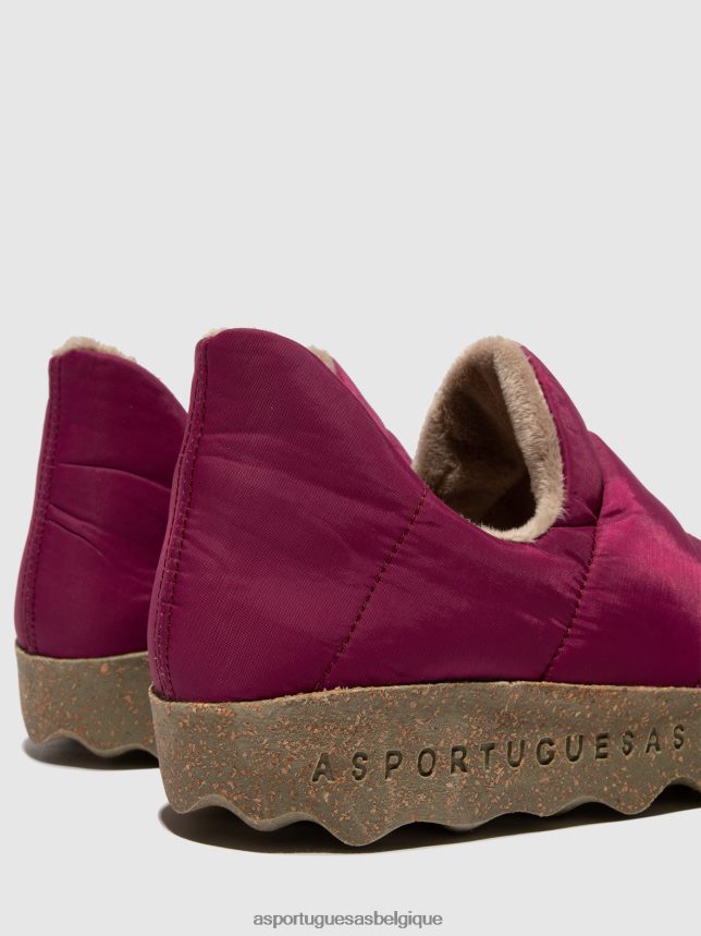 chaussures Asportuguesas chaussures bout rond crus morado femmes BXRT6Z109