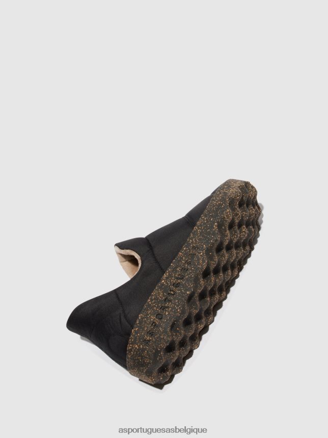 chaussures Asportuguesas chaussures bout rond crus nègre femmes BXRT6Z72