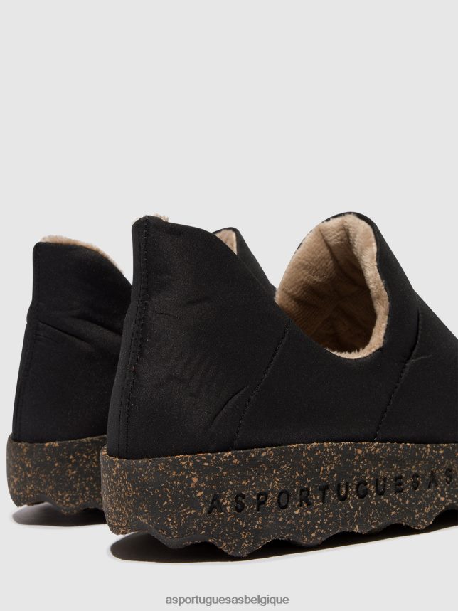 chaussures Asportuguesas chaussures bout rond crus nègre femmes BXRT6Z72