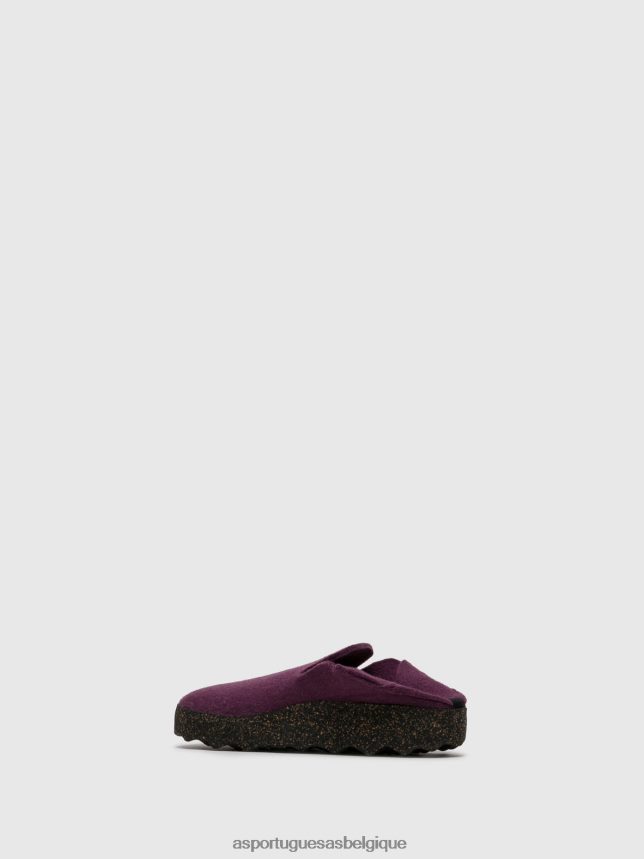 chaussures Asportuguesas chaussures à bout rond violet femmes BXRT6Z68