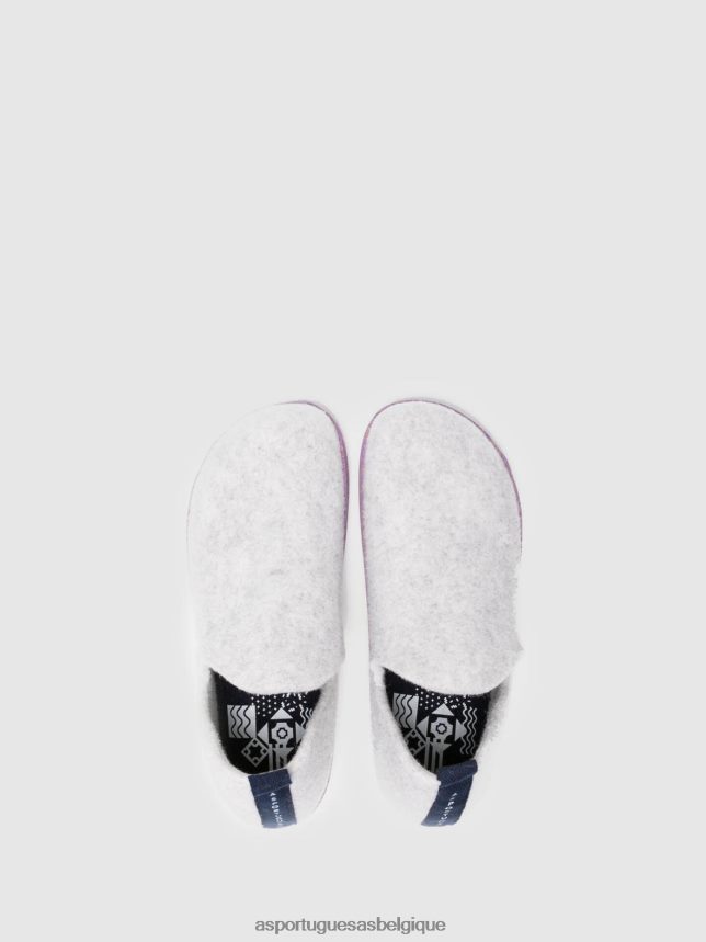 chaussures Asportuguesas chaussures de ville bout rond blanc femmes BXRT6Z82