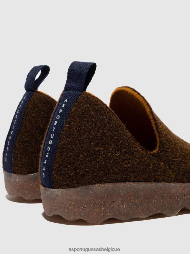 chaussures Asportuguesas chaussures de ville bout rond caramel femmes BXRT6Z31