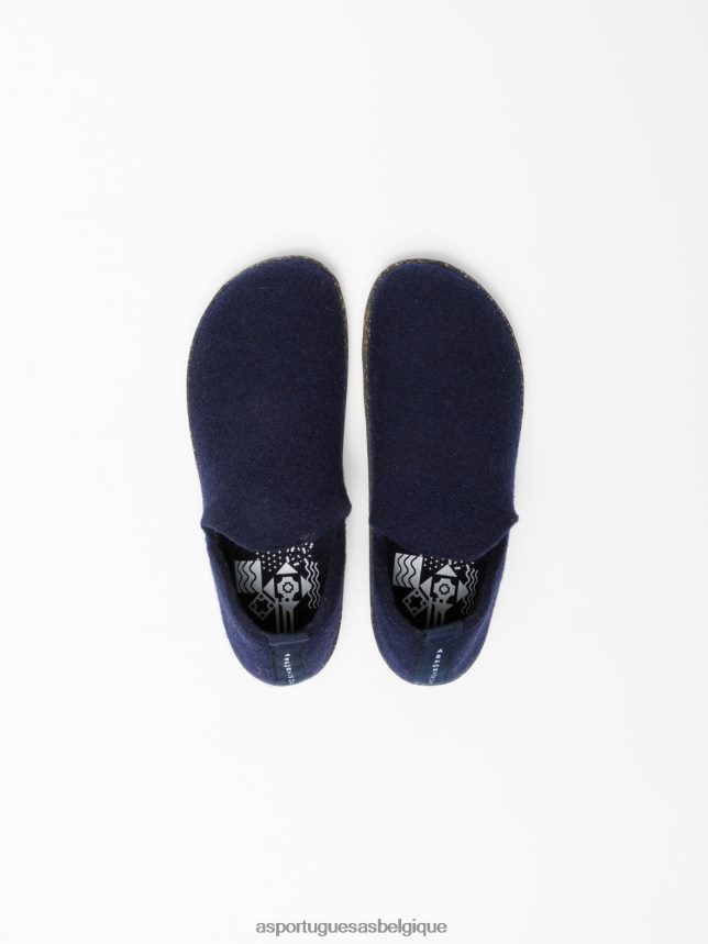 chaussures Asportuguesas chaussures de ville bout rond marine femmes BXRT6Z45