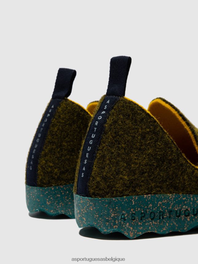 chaussures Asportuguesas chaussures de ville à enfiler forêt femmes BXRT6Z29