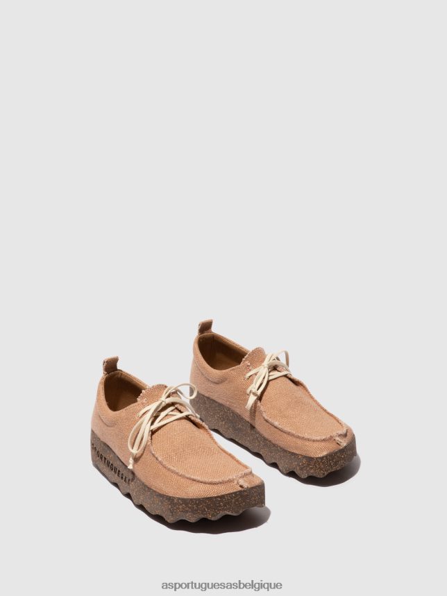 chaussures Asportuguesas chaussures à enfiler chat cannelle chanvre femmes BXRT6Z83