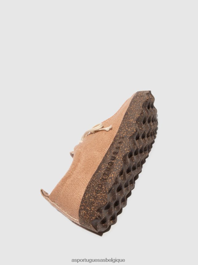 chaussures Asportuguesas chaussures à enfiler chat cannelle chanvre femmes BXRT6Z83