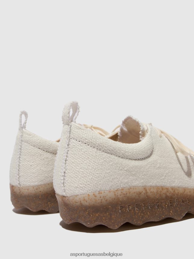 chaussures Asportuguesas chaussures à enfiler chat chanvre ivoire femmes BXRT6Z81