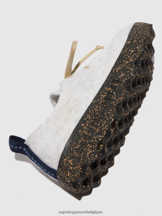 chaussures Asportuguesas chaussures à lacets chat blanc femmes BXRT6Z73