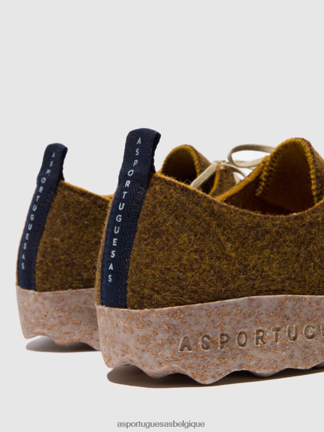 chaussures Asportuguesas chaussures à lacets chat caramel femmes BXRT6Z78