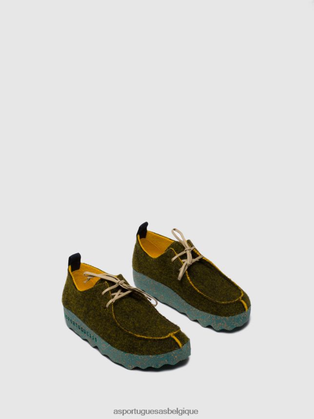 chaussures Asportuguesas chaussures à lacets chat forêt femmes BXRT6Z48