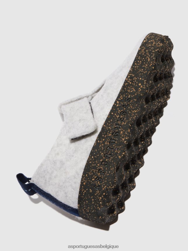 chaussures Asportuguesas chaussures velcro cate blanc femmes BXRT6Z118