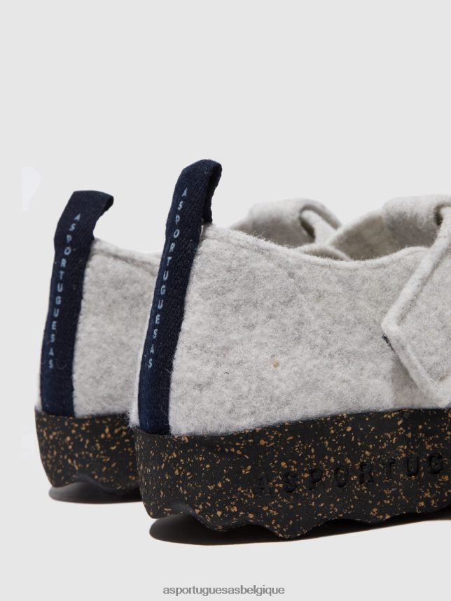 chaussures Asportuguesas chaussures velcro cate blanc femmes BXRT6Z118