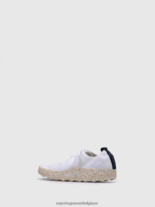 formateurs Asportuguesas code des baskets à lacets blanc femmes BXRT6Z11