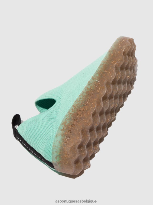 formateurs Asportuguesas entretien des baskets à enfiler menthe femmes BXRT6Z19