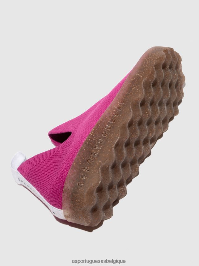 formateurs Asportuguesas entretien des baskets à enfiler orchidée rose femmes BXRT6Z21