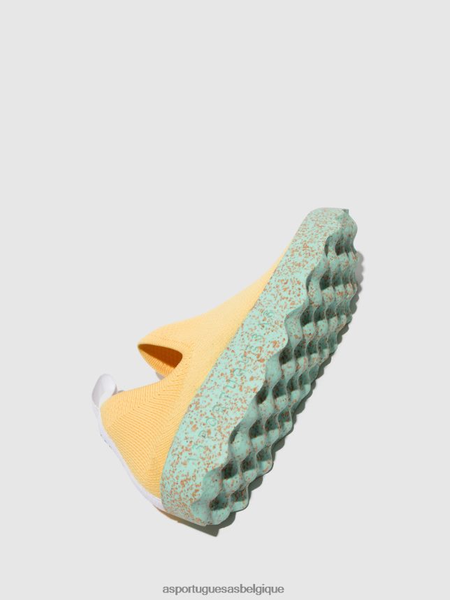 formateurs Asportuguesas entretien des baskets à enfiler r. jaune femmes BXRT6Z14