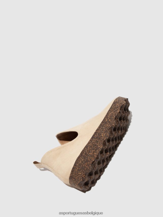 formateurs Asportuguesas ville baskets sans lacets beige (daim) femmes BXRT6Z70