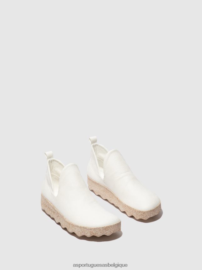 formateurs Asportuguesas ville baskets sans lacets blanc femmes BXRT6Z66