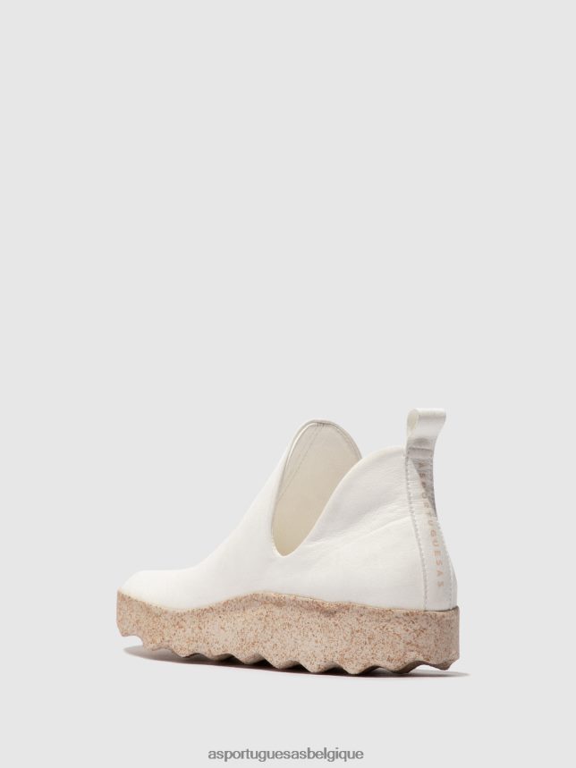 formateurs Asportuguesas ville baskets sans lacets blanc femmes BXRT6Z66