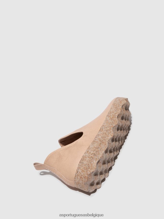 formateurs Asportuguesas ville baskets sans lacets rose bonbon femmes BXRT6Z44