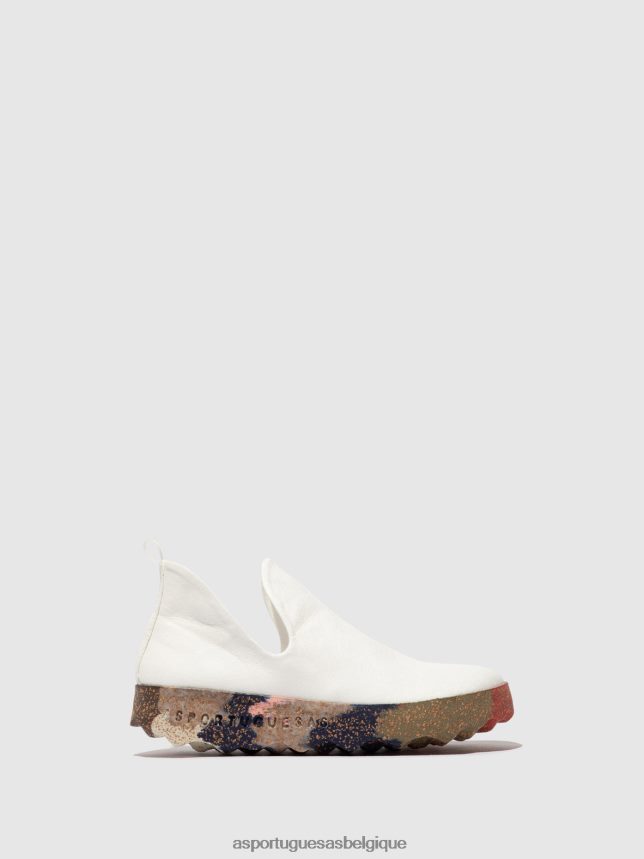 formateurs Asportuguesas ville baskets sans lacets semelle blanche & multicolore femmes BXRT6Z94