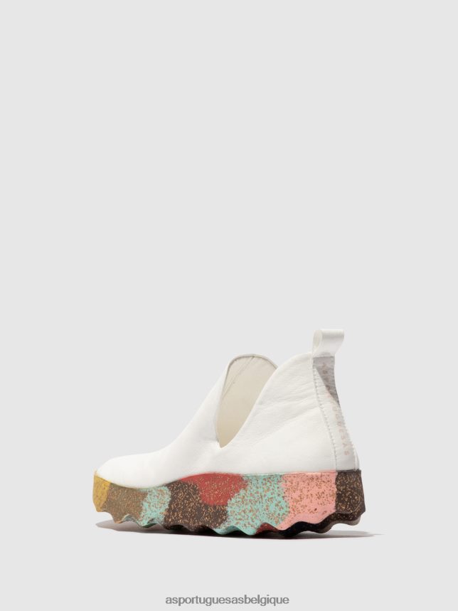 formateurs Asportuguesas ville baskets sans lacets semelle blanche & multicolore femmes BXRT6Z94