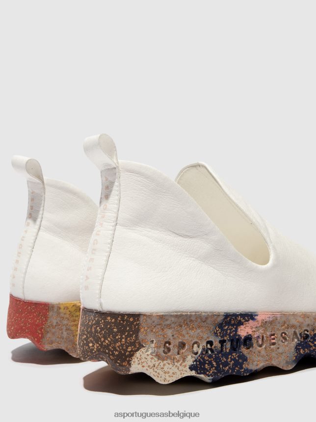 formateurs Asportuguesas ville baskets sans lacets semelle blanche & multicolore femmes BXRT6Z94