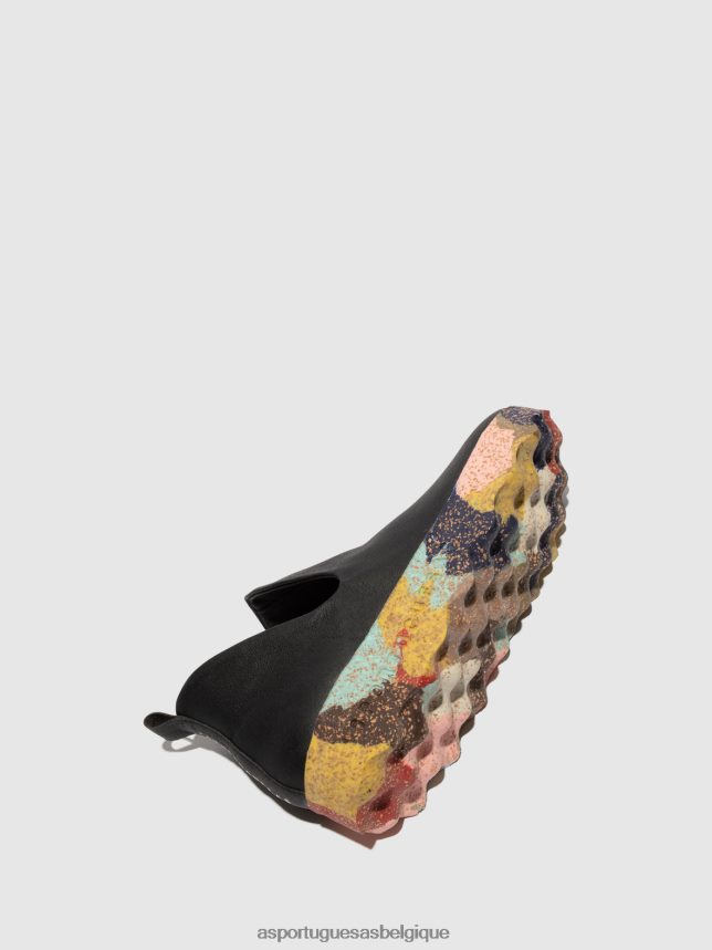 formateurs Asportuguesas ville baskets sans lacets semelle noire & multicolore femmes BXRT6Z64