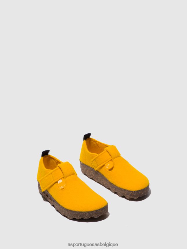 Mary Jane Asportuguesas chaussures mary jane cate jaune femmes BXRT6Z75