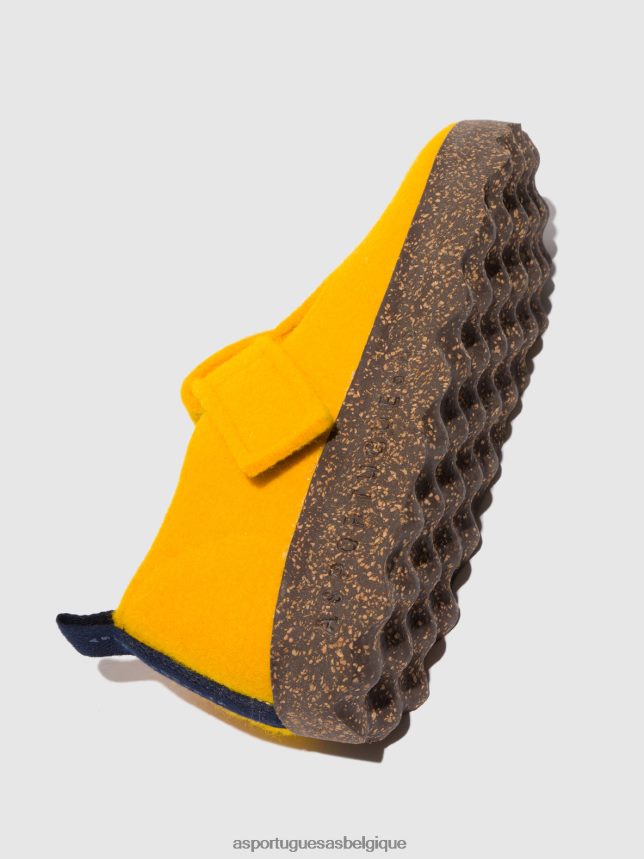 Mary Jane Asportuguesas chaussures mary jane cate jaune femmes BXRT6Z75