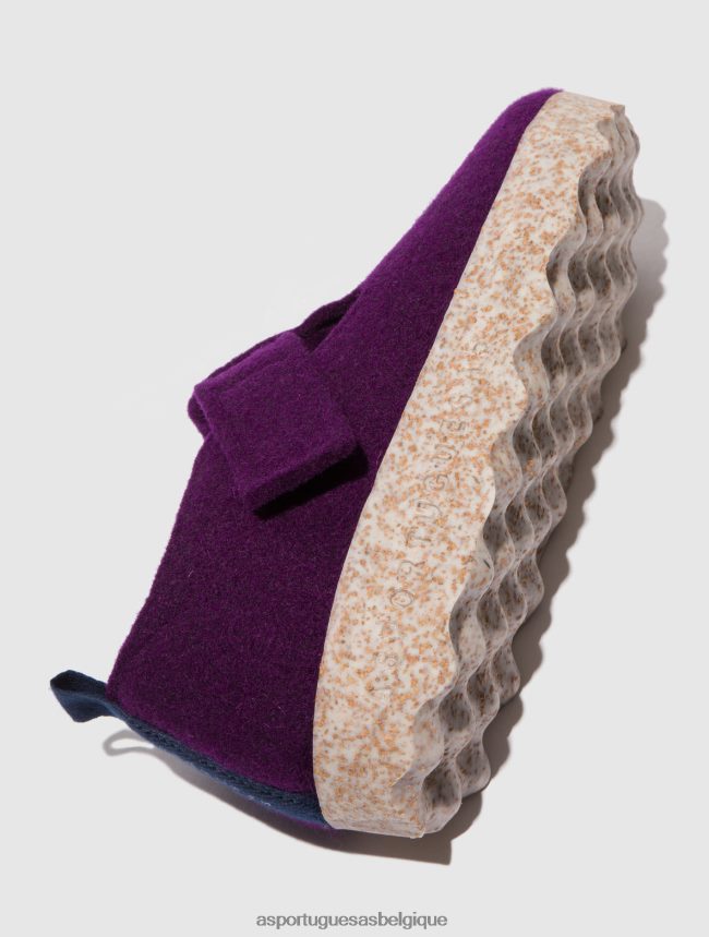 Mary Jane Asportuguesas chaussures mary jane cate violet foncé femmes BXRT6Z52