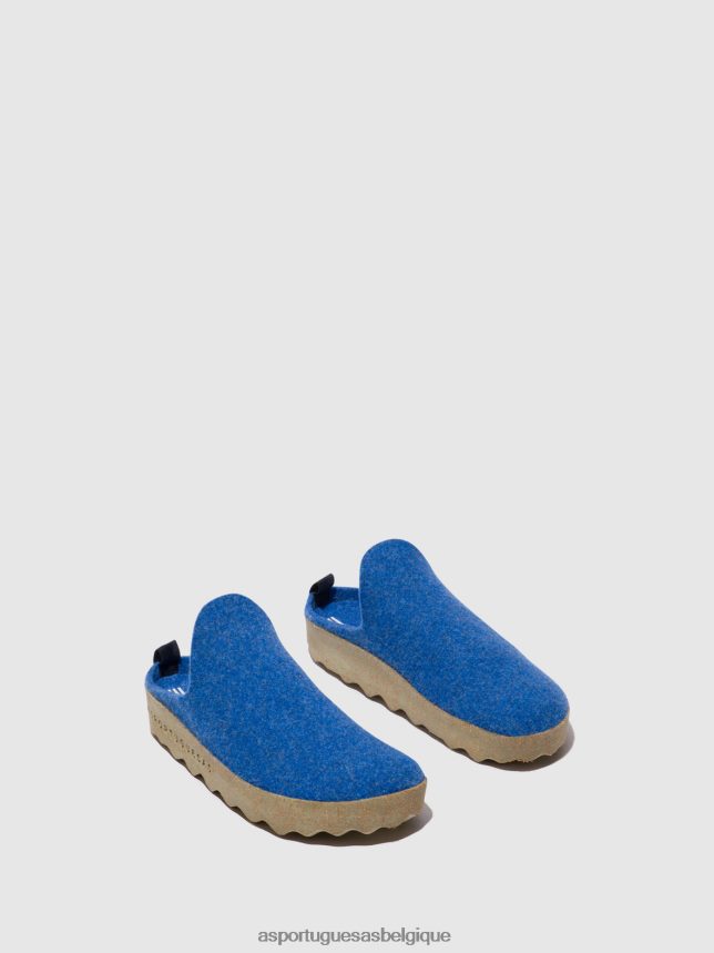 mules Asportuguesas les mules à enfiler viennent bleu femmes BXRT6Z145