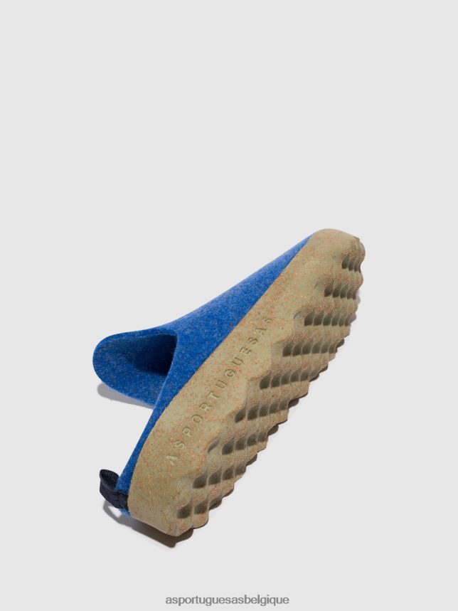 mules Asportuguesas les mules à enfiler viennent bleu femmes BXRT6Z145