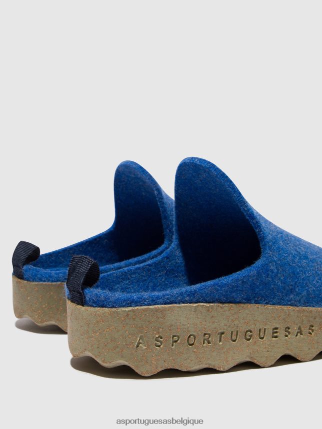 mules Asportuguesas les mules à enfiler viennent bleu femmes BXRT6Z145