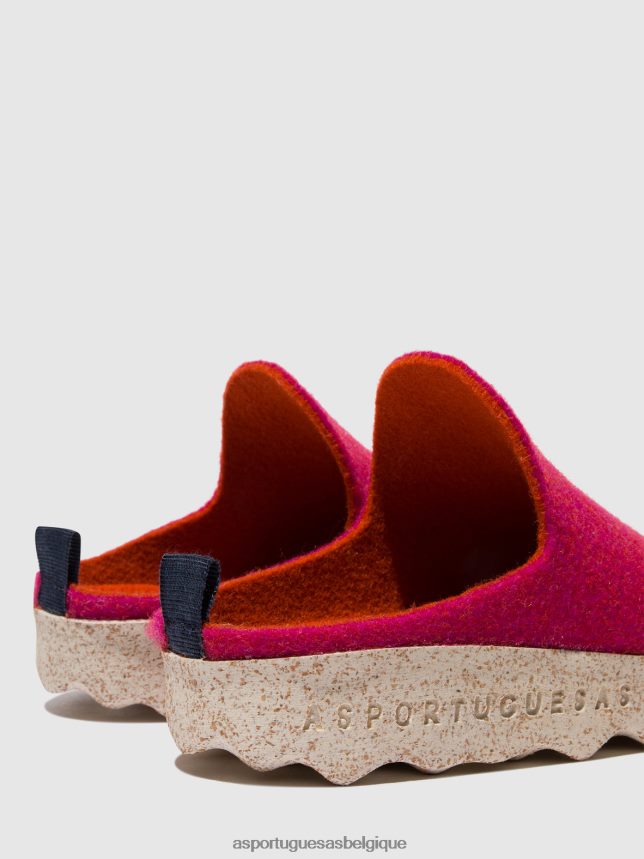 mules Asportuguesas les mules à enfiler viennent fuchsia femmes BXRT6Z140